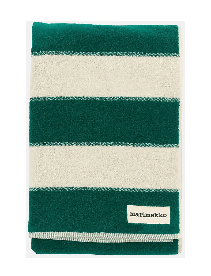 Marimekko Home - GALLERIA BATH TOWEL 100X160CM - badetücher - emerald, melon - 0