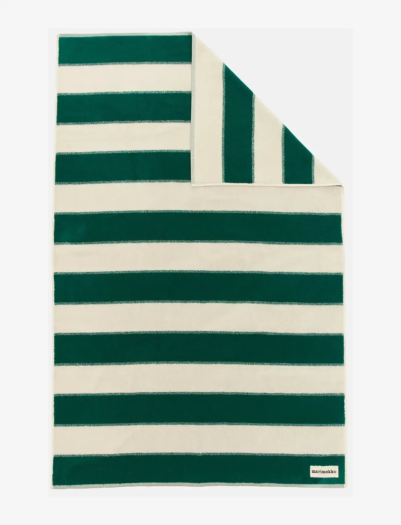 Marimekko Home - GALLERIA BATH TOWEL 100X160CM - badehåndklæder - emerald, melon - 1
