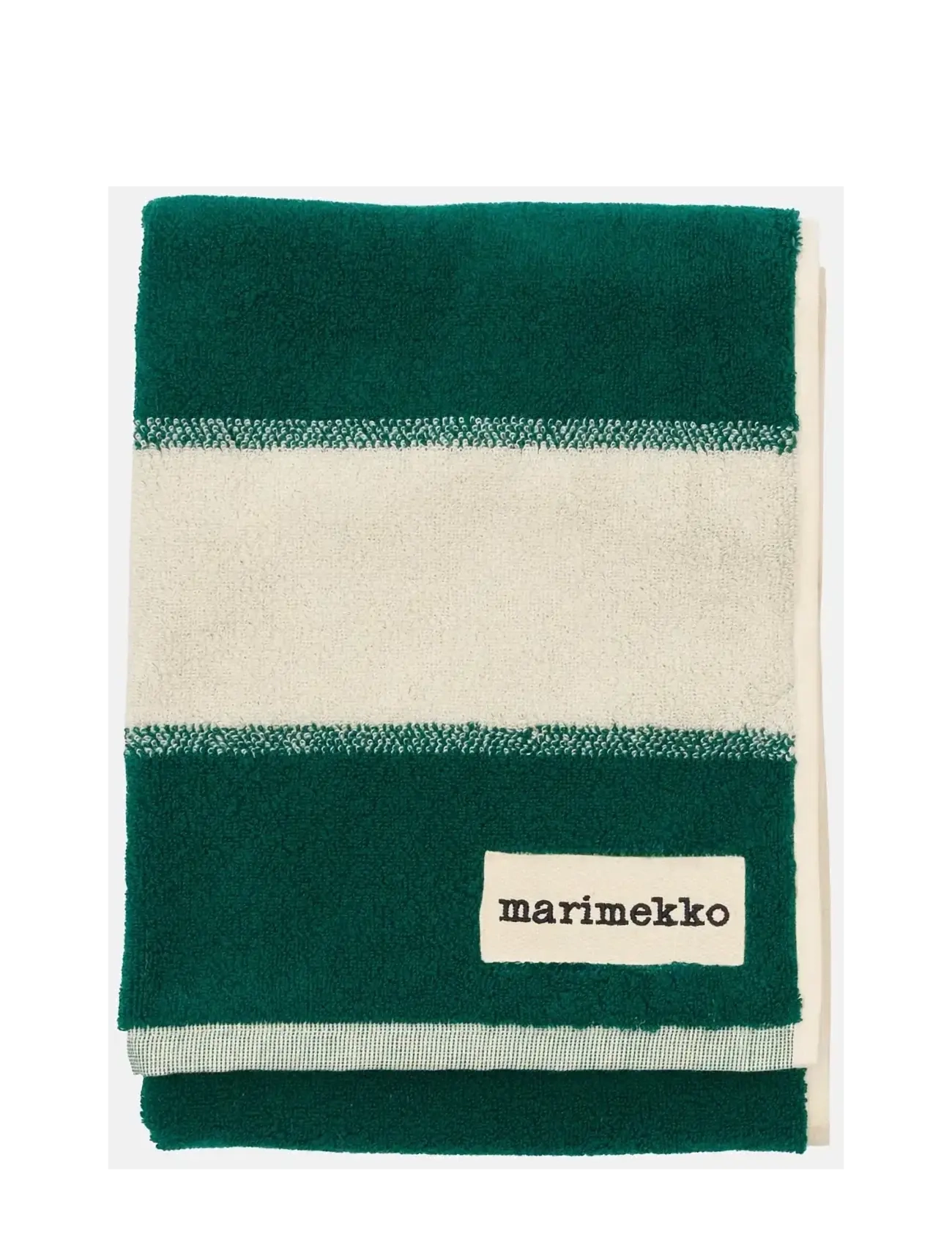 Marimekko Home Galleria Hand Towel 50X100Cm, Hand Håndklæde, Grøn, Str: 50X 100CM