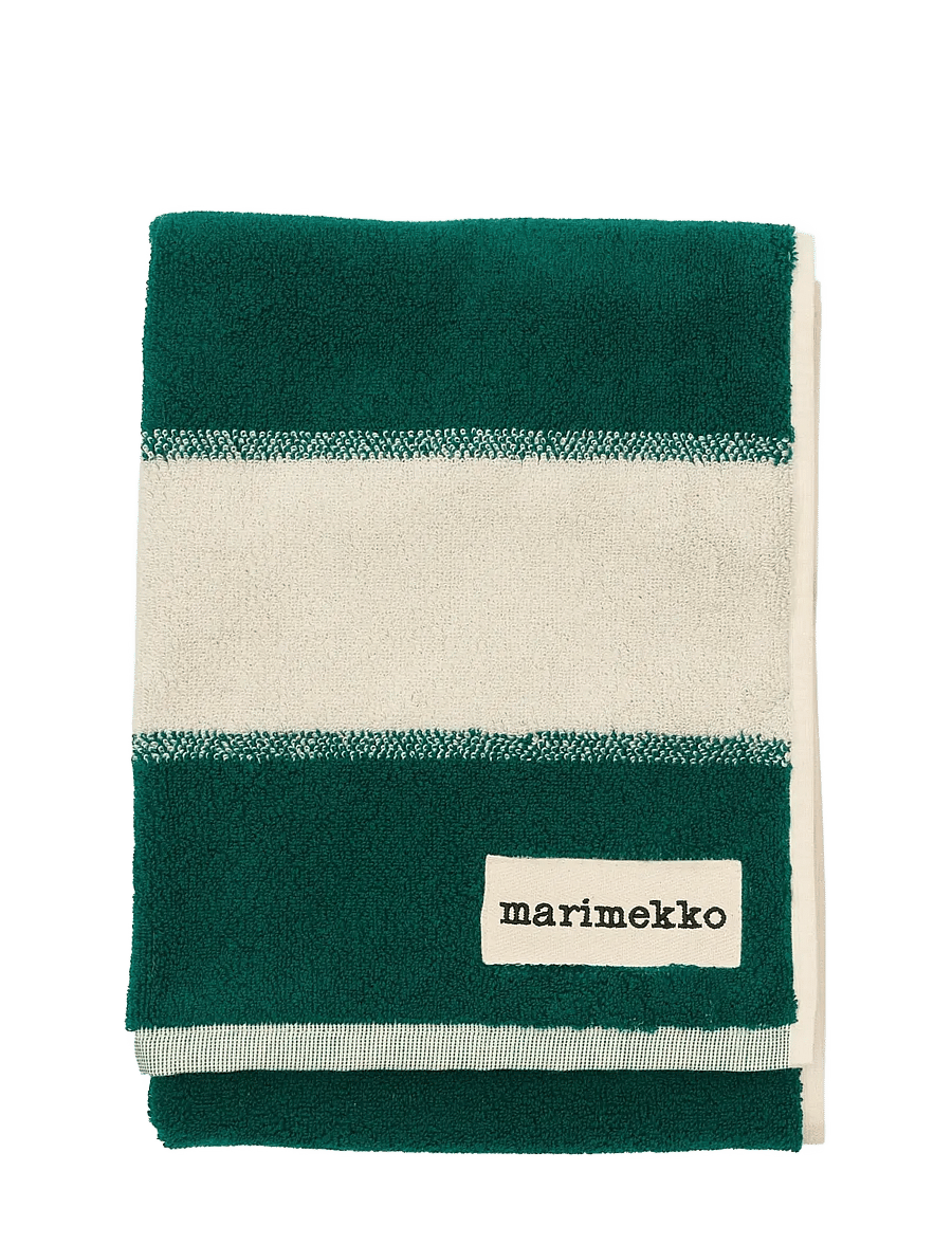 Marimekko Home - GALLERIA HAND TOWEL 50X100CM - geburtstagsgeschenke - emerald, melon - 0