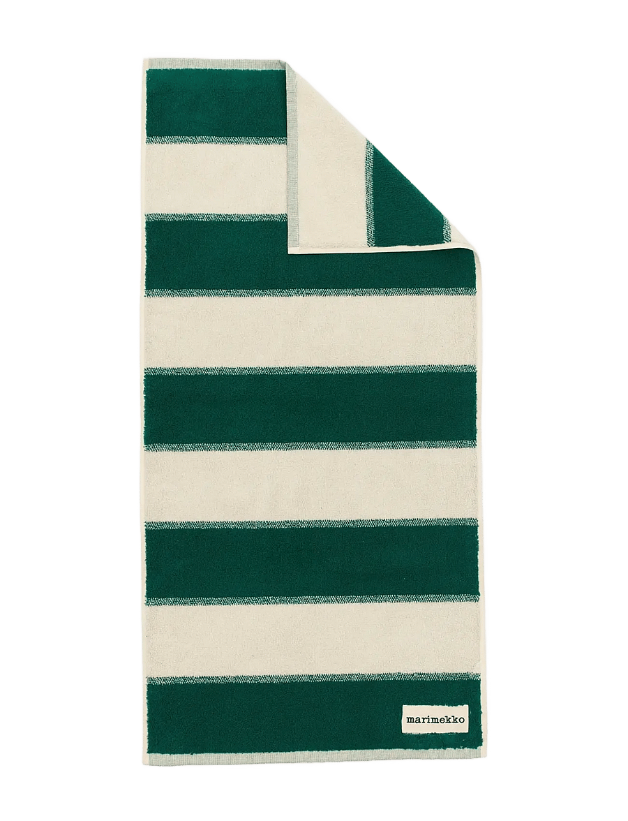 Marimekko Home - GALLERIA HAND TOWEL 50X100CM - geburtstagsgeschenke - emerald, melon - 1