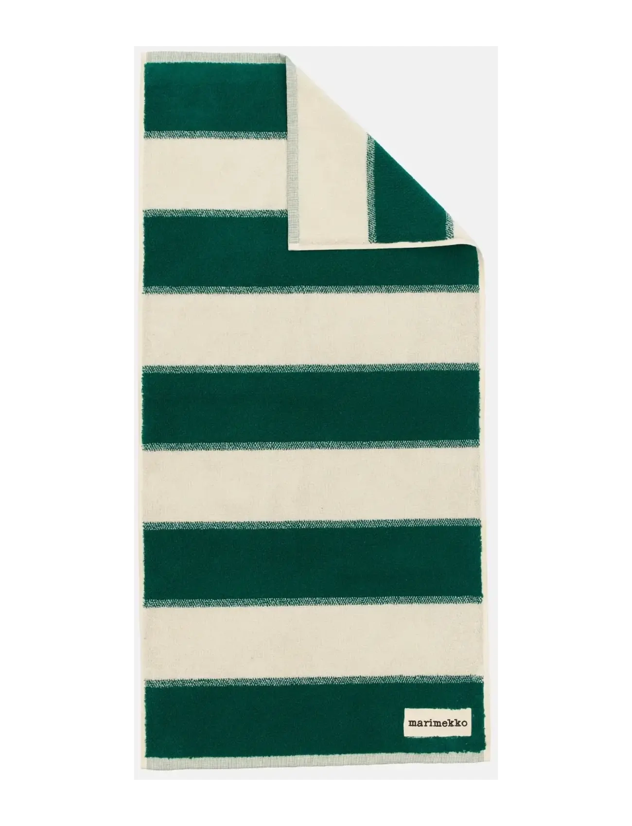 Marimekko Home - GALLERIA HAND TOWEL 50X100CM - håndklæder - emerald, melon - 1