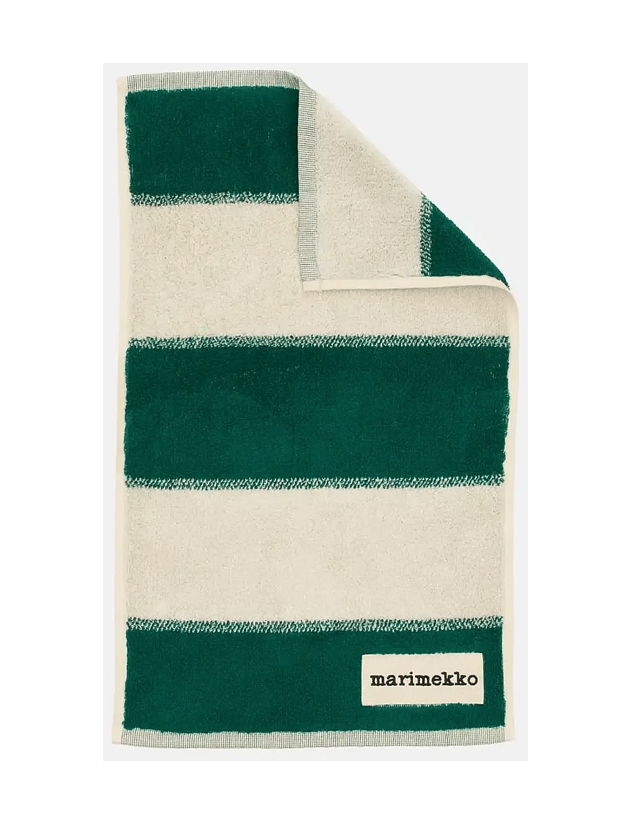 Marimekko Home - GALLERIA GUEST TOWEL 30X50CM - külaliste käterätikud - emerald, melon - 1