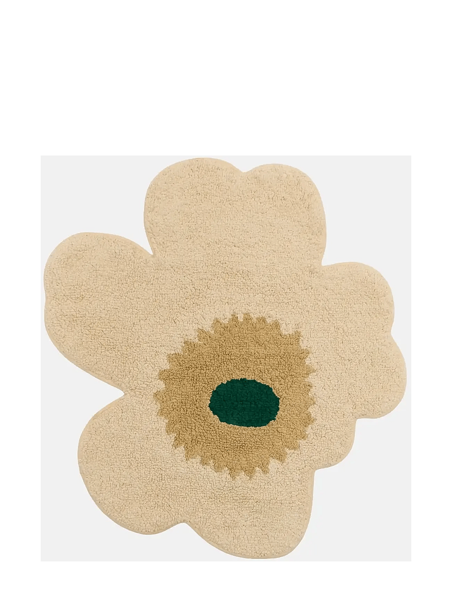 Marimekko Home - UNIKKO BATH MAT 73X74CM - hay, sand, emerald - 0