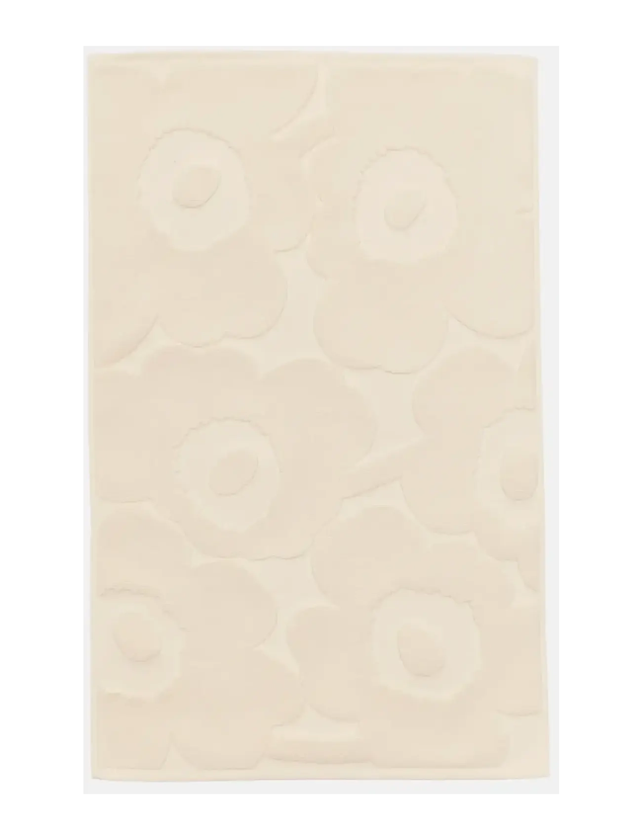 Marimekko Home Unikko Bath Mat 50X80, Badetæppe, Beige, Str: 50X 80CM