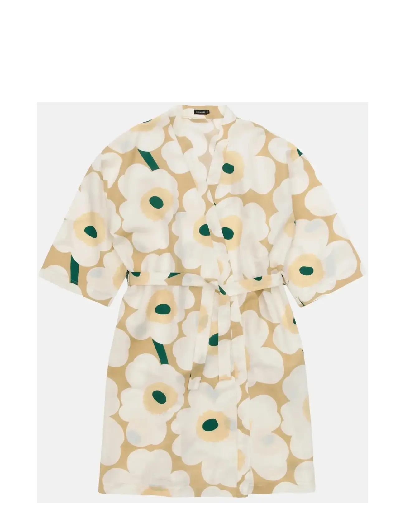 Marimekko Home Unikko Robe, L/XL, Bathroom Textiles, Beige - Robes, Frauen