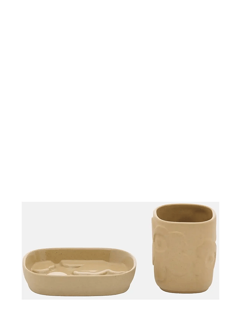 Marimekko Home - UNIKKO BATHROOM SET - hambaharjahoidjad - sandstone - 0