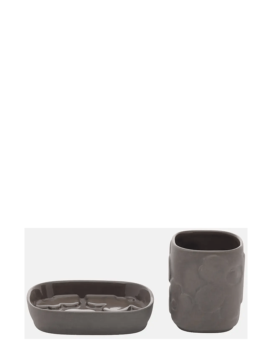 Marimekko Home - UNIKKO BATHROOM SET - zahnbürstenhalter - volcanic rock - 0