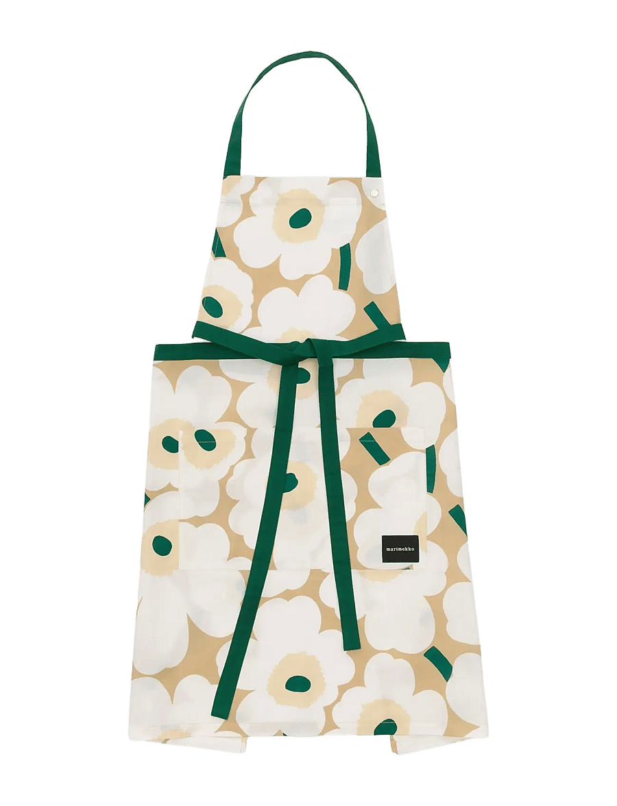 Marimekko Home - PIENI UNIKKO APRON - schürzen - sand, white, hay, emerald - 0