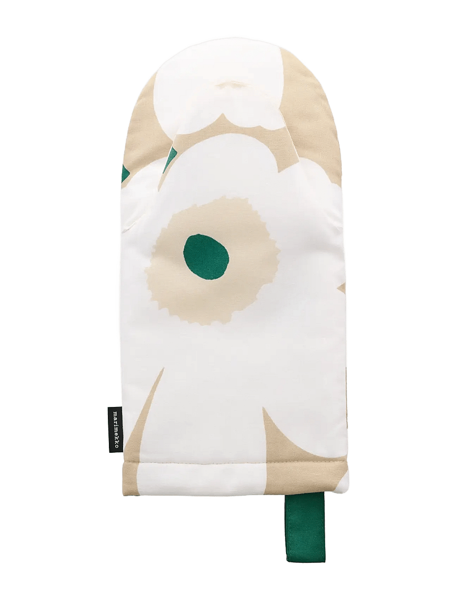 Marimekko Home - PIENI UNIKKO OVEN MITTEN - ofenhandschuhe & topflappen - sand, white, hay, emerald - 0