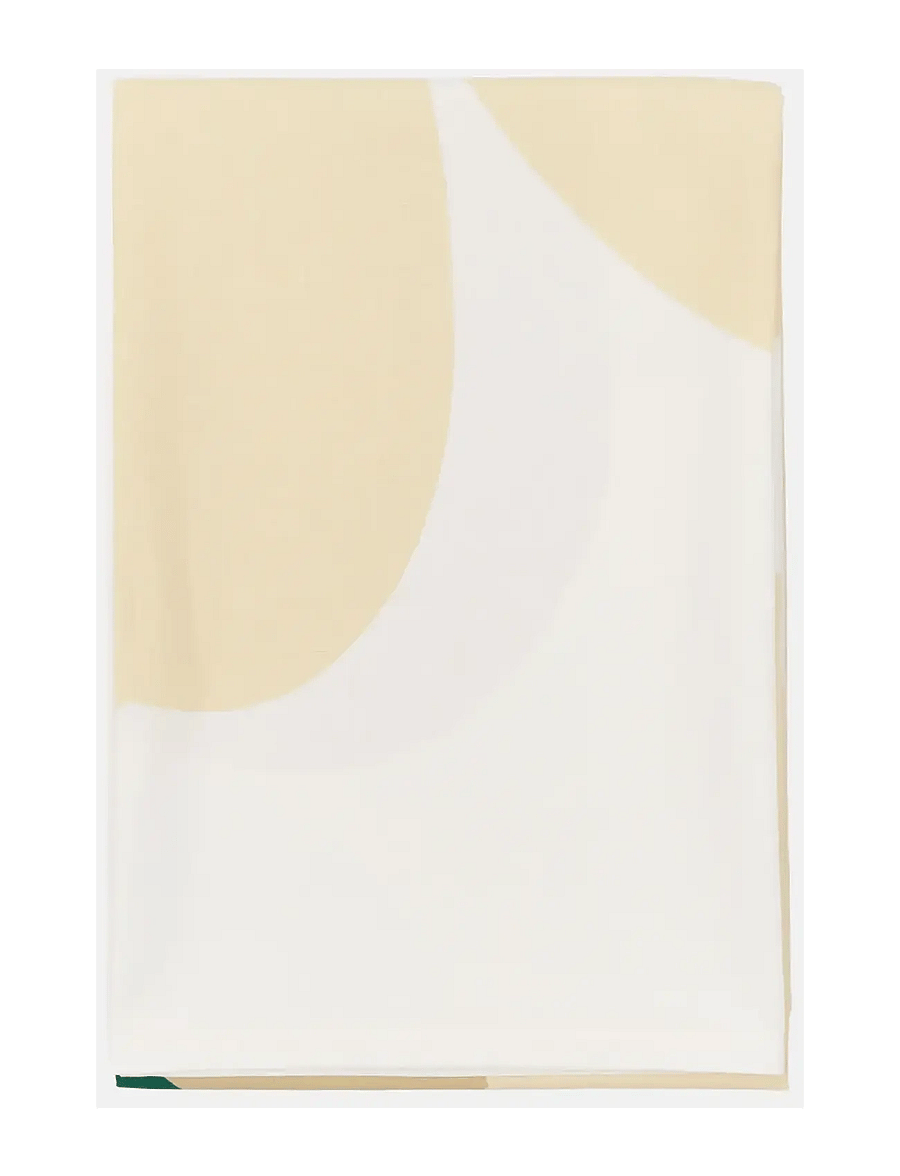 Marimekko Home - ANN.UNIKKO TABLECLOTH 135X250 - tischdecken & tischläufer - white, hay, sand, emerald - 1