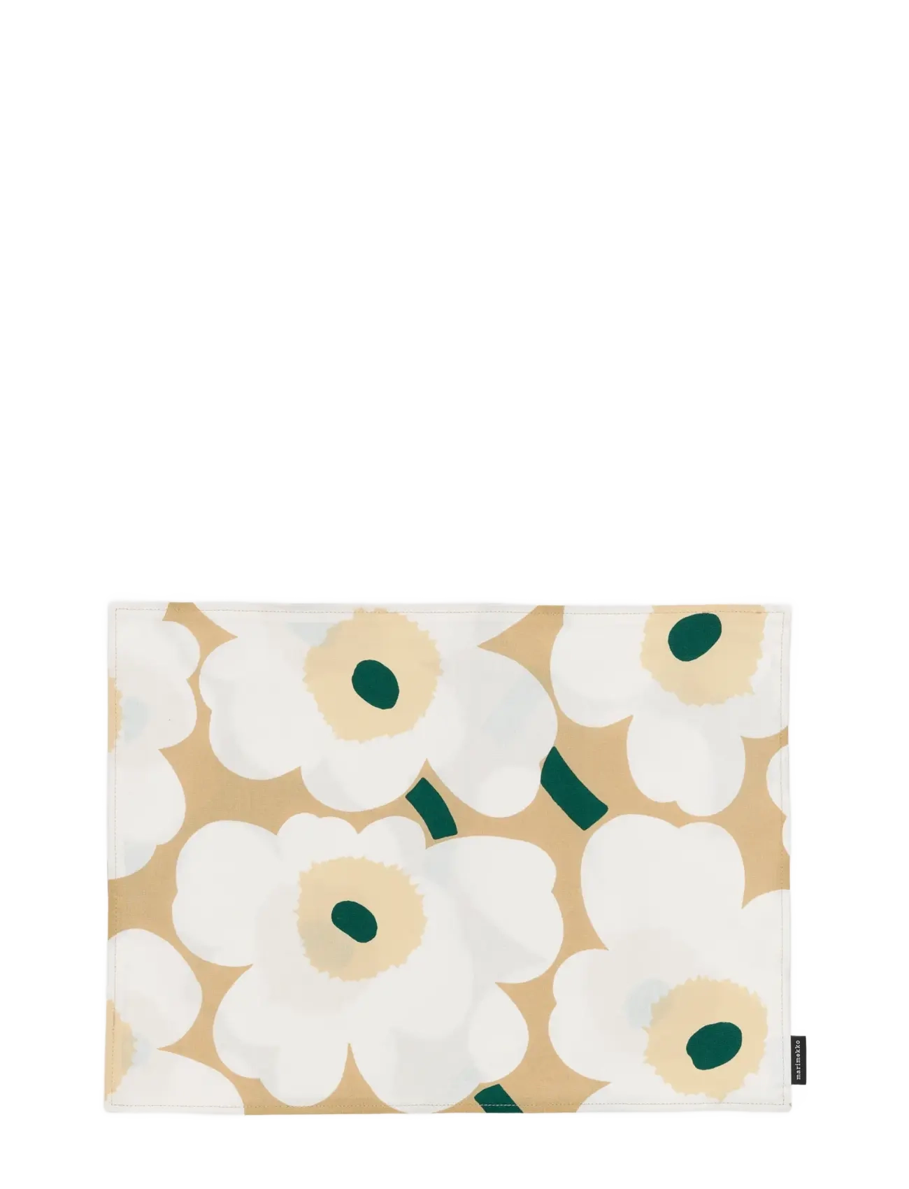 Marimekko Home P.UNIKKO ACRYL F.PLACEMAT - Gifts - SAND, WHITE, HAY, EMERALD / beige