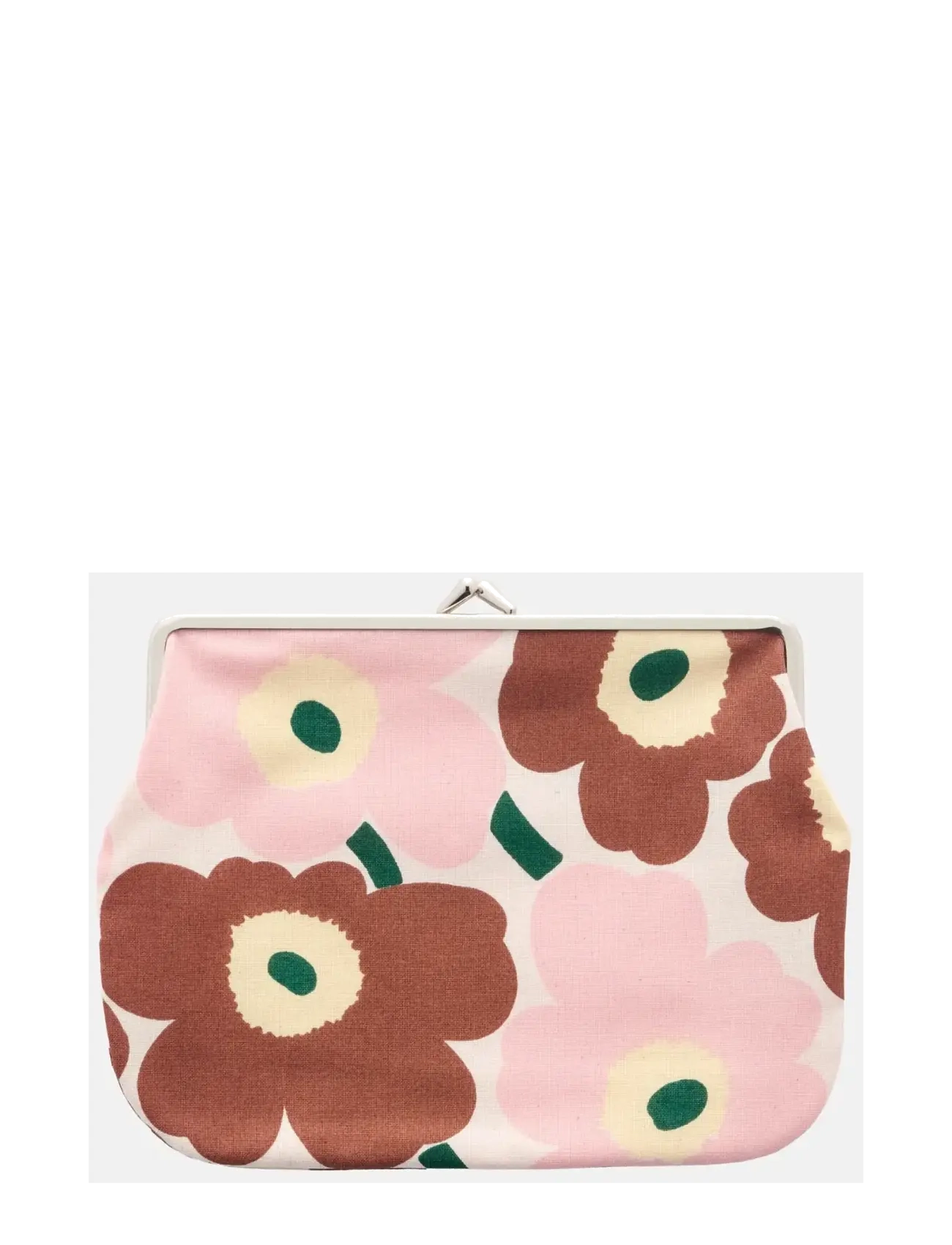 Marimekko Home MINI UNIKKO PUOLIKAS C. PURSE - Clutches - OFF WHITE,PINK,CHESTNUT,L.YEL. / pink/rose