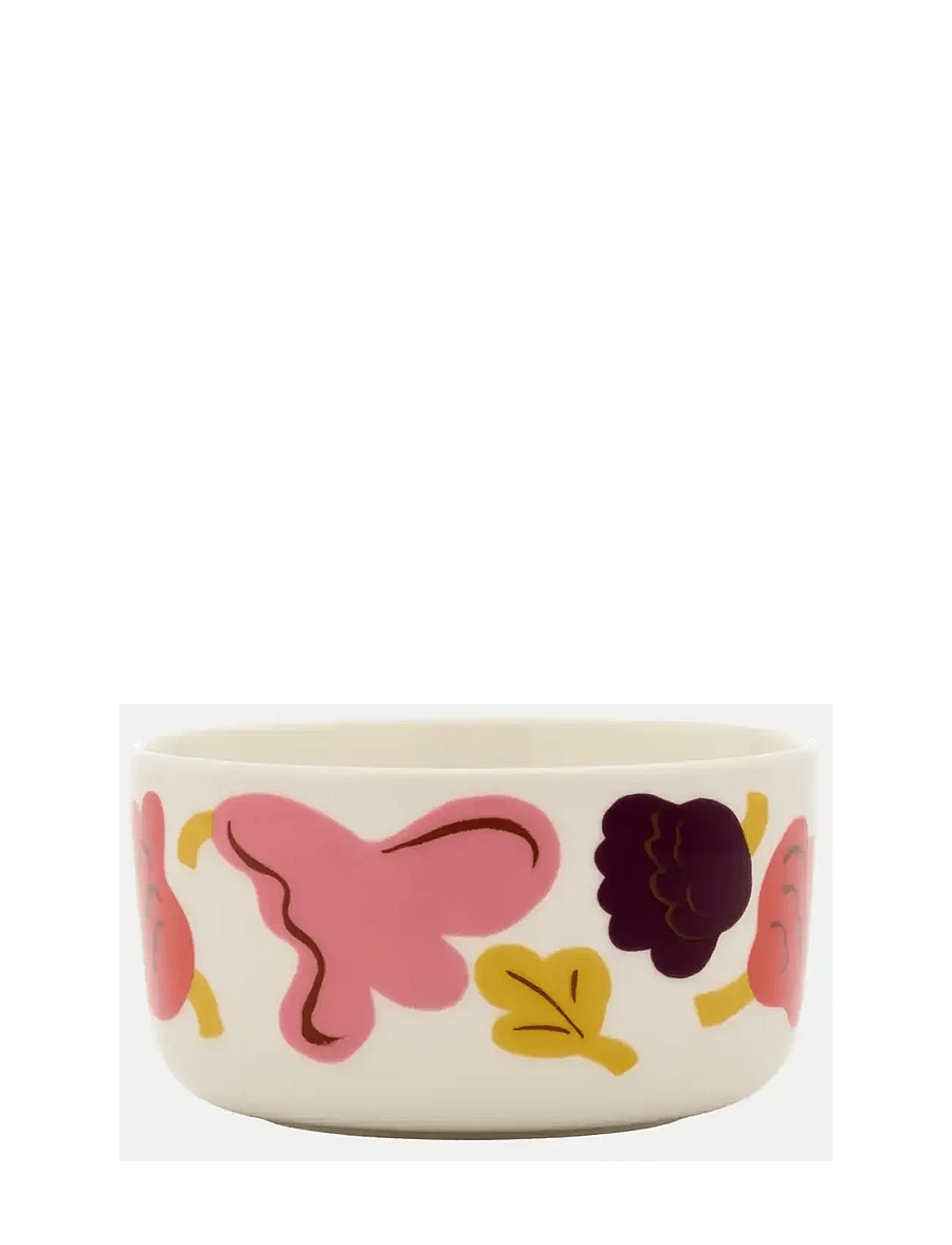 Marimekko Home - KUKASTA KUKKAAN BOWL 5DL - obstschalen - white, pink, terrac., plum - 0