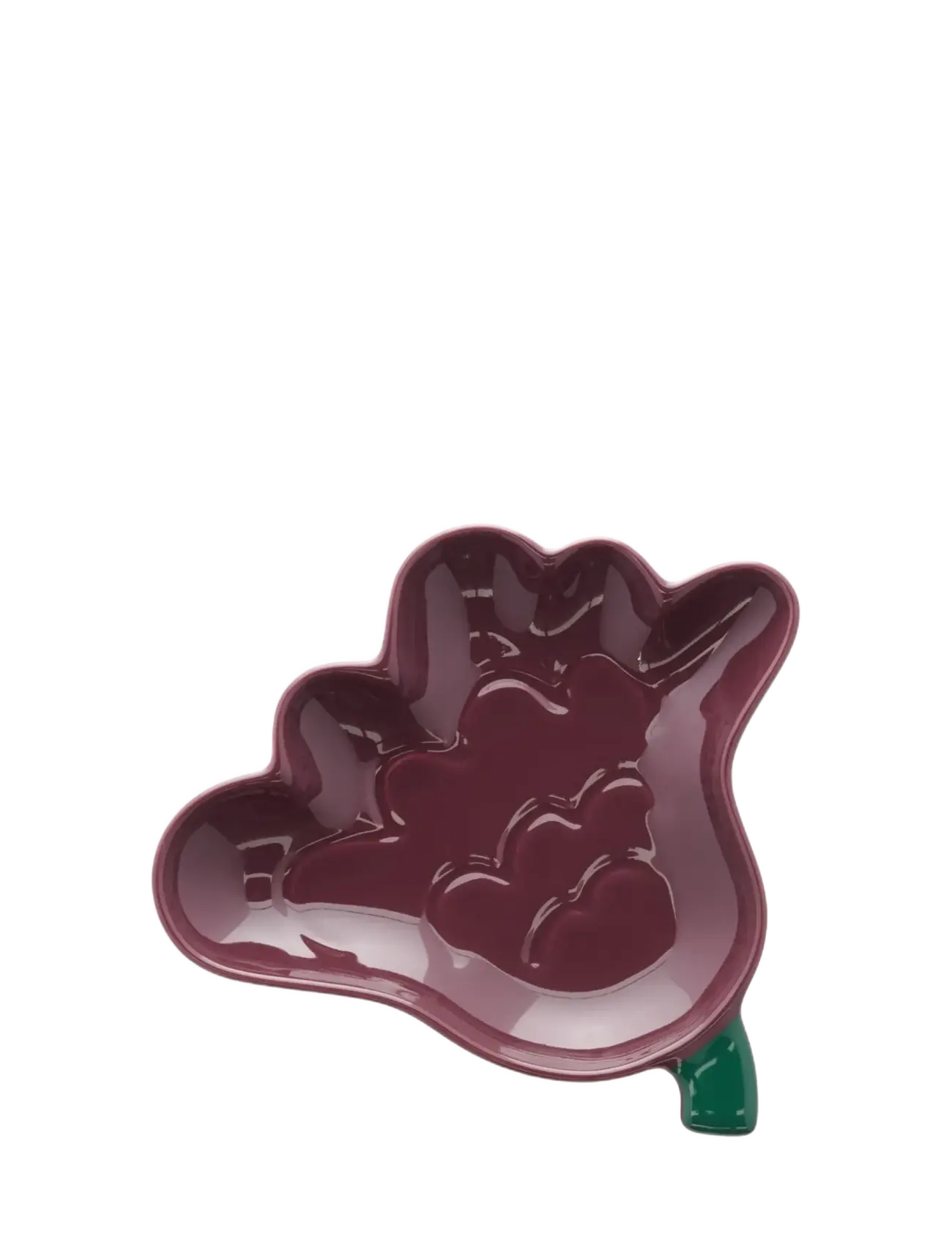 Marimekko Home KUKASTA KUKKAAN PLATE 20CM - Borddækning - WHITE, VANILLA, TERRAC., PLUM / burgundy