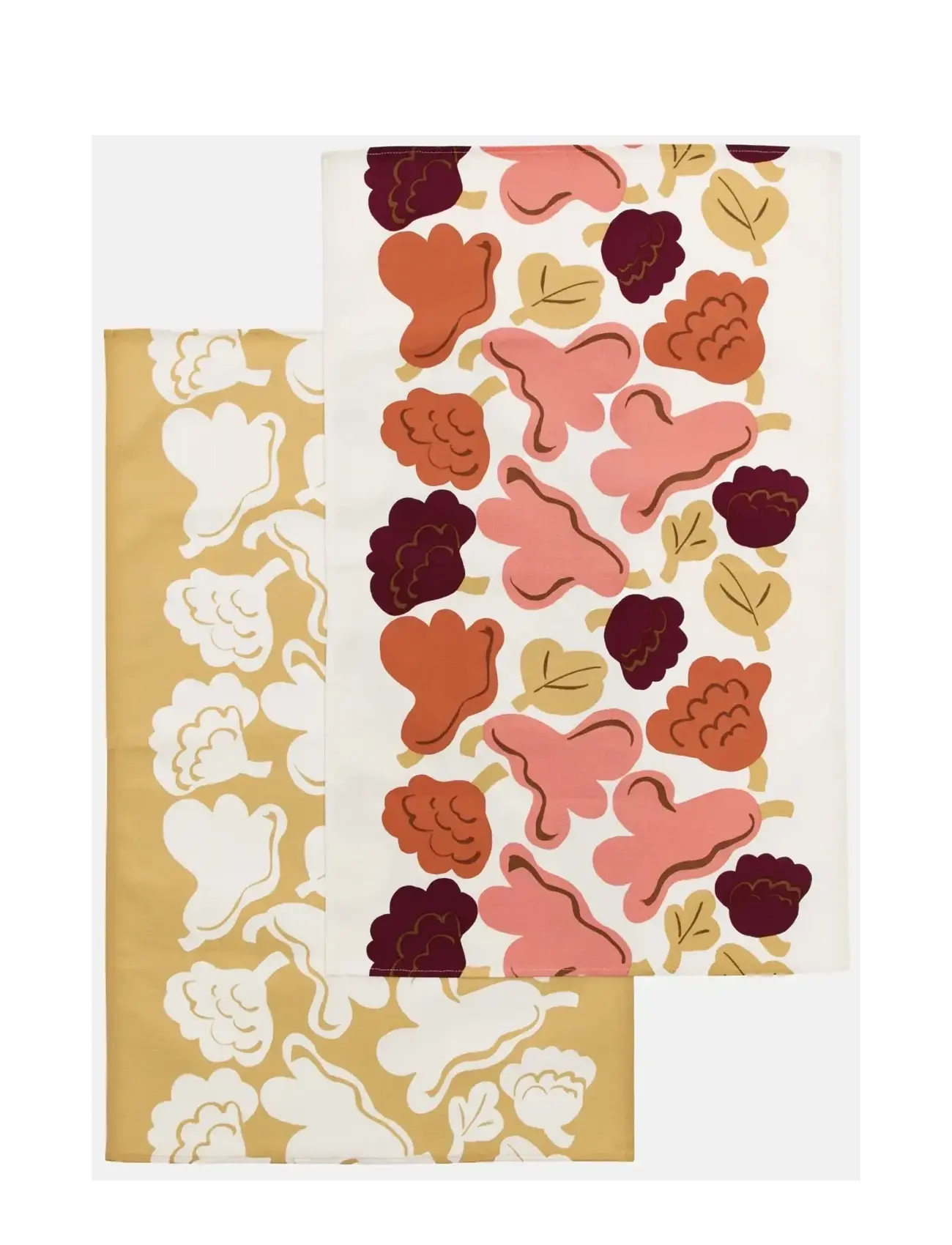 Marimekko Home KUKASTA KUKKAAN T.TOWEL 2PCS - Marimekko Home - OFF WHITE,PINK,TERRAC.,OCHRE / multi