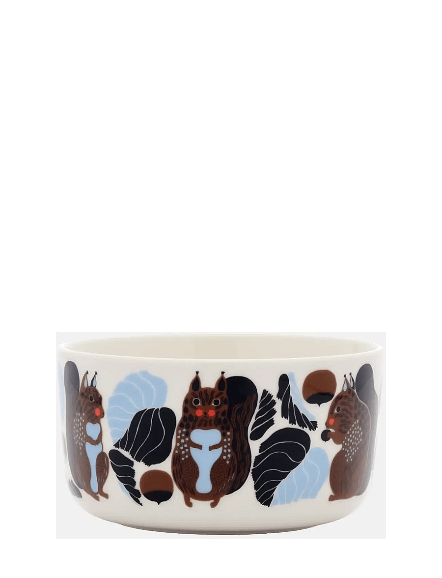 Marimekko Home - KURRE BOWL 5DL - hommikusöögikausid - white, brown, black, lt.blue - 0