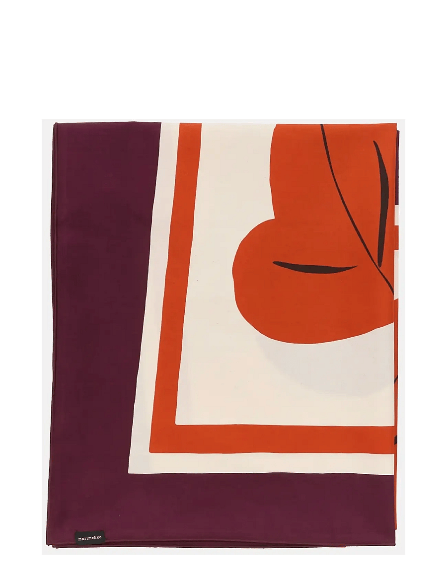 Marimekko Home - KUKASTA KUKK. TABLEC. 140X140 - obrusy i bieżniki - hay,plum,bronze,terracotta - 1