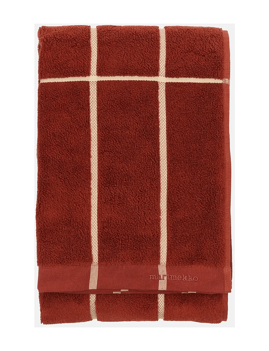 Marimekko Home - TIILISKIVI BATH TOWEL 70X150CM - pirties tekstilė - brick, plum, hay - 0