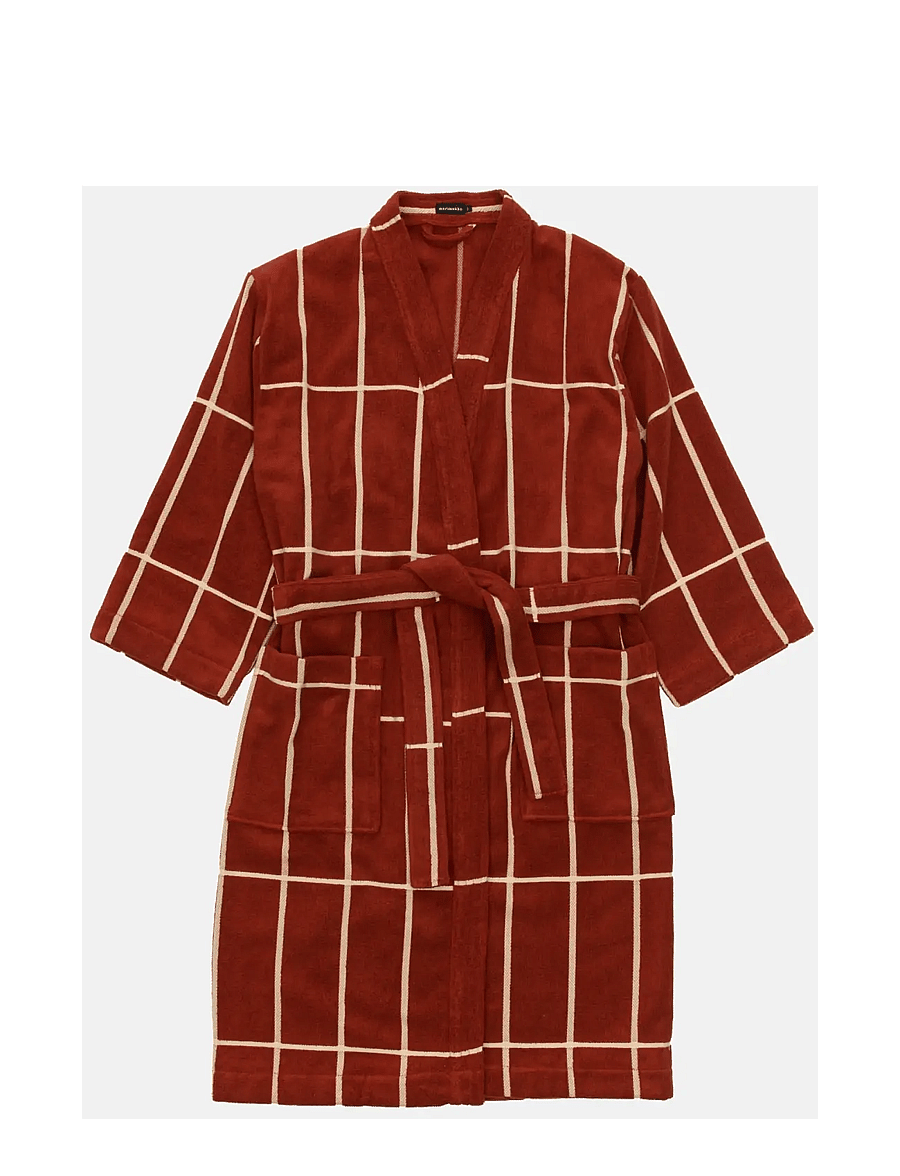 Marimekko Home - TIILISKIVI BATH ROBE - hommikumantlid - hay, brick - 0