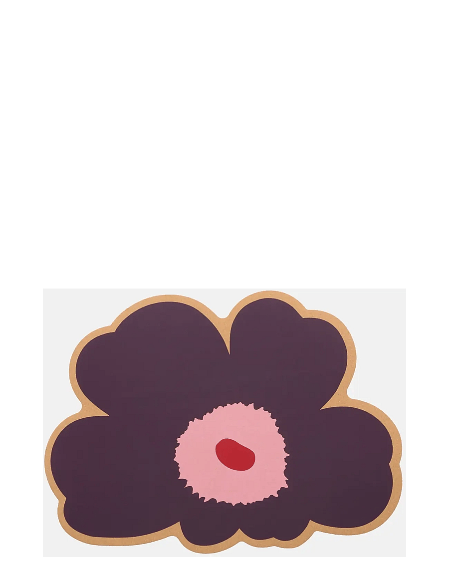 Marimekko Home - UNIKKO CORK PLACEMAT - taldrikualused - cork, plum, pink, cranberry - 0