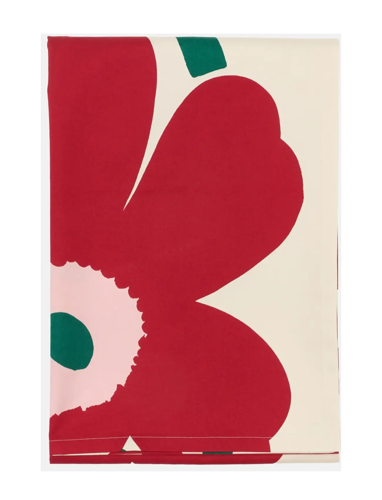 Marimekko Home - UNIKKO TABLECLOTH 135X250CM - tablecloths & runners - off white, cranberry, rose - 1