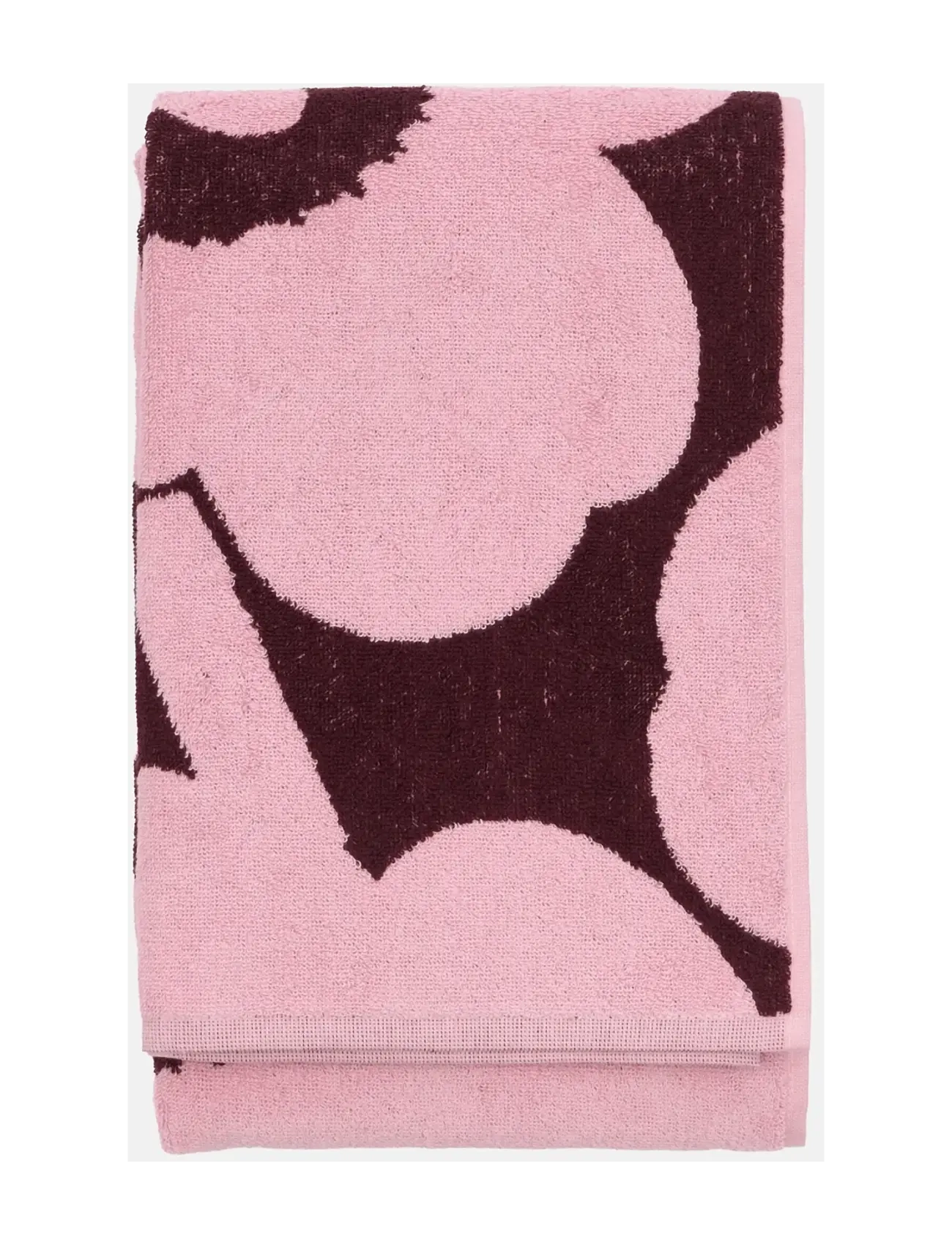 Marimekko Home UNIKKO BATH TOWEL 70X150CM - Marimekko Home - PLUM, PINK / pink/rose
