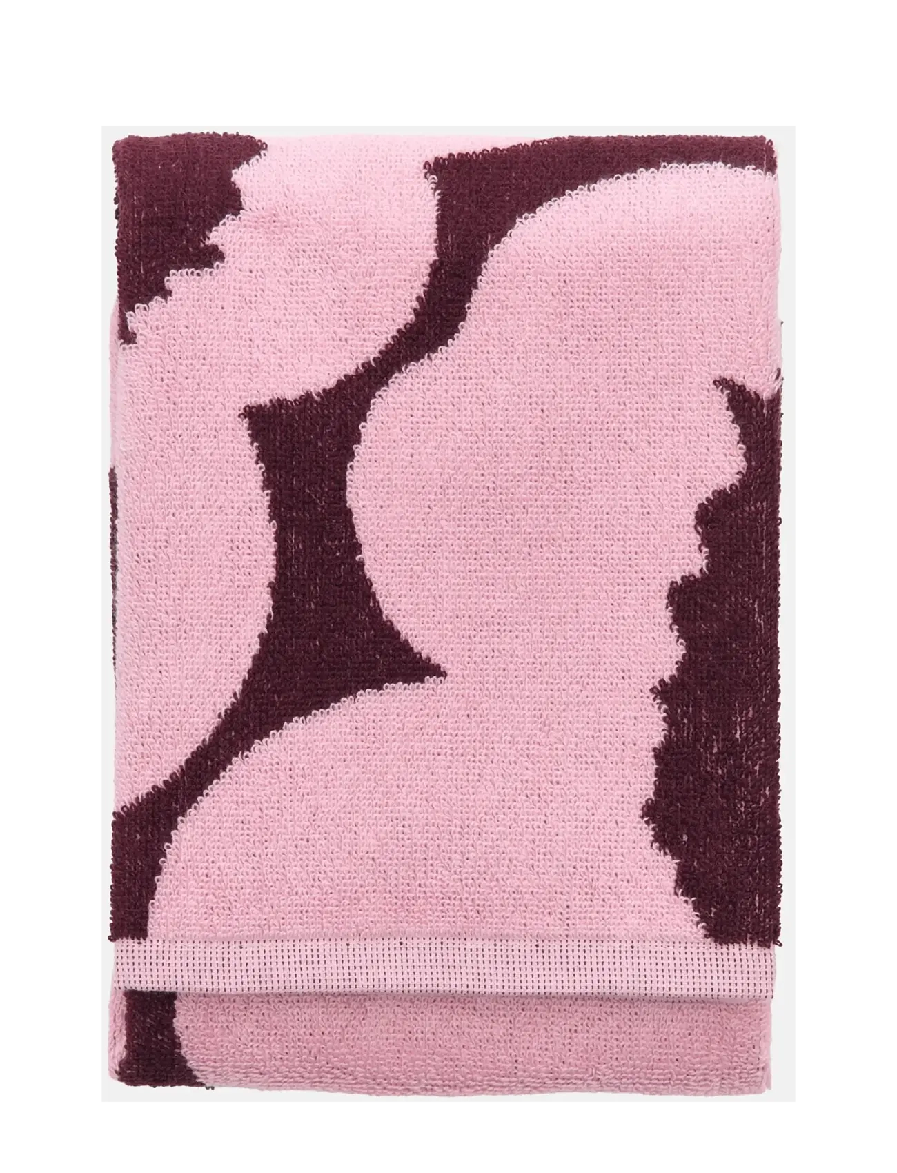 Marimekko Home UNIKKO HAND TOWEL 50X70CM - Textilier - PLUM, PINK / pink/rose