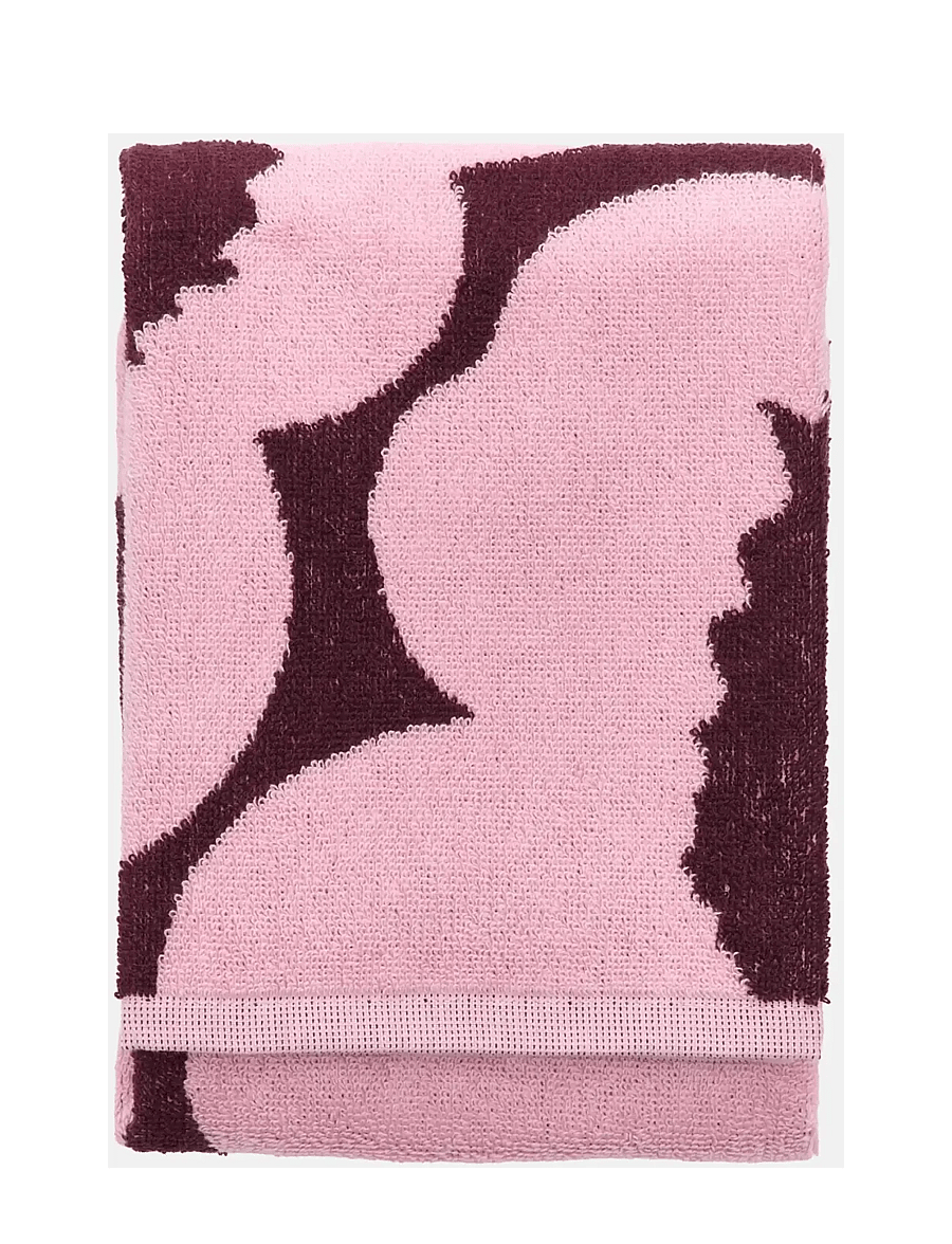 Marimekko Home - UNIKKO HAND TOWEL 50X70CM - käterätikud - plum, pink - 0