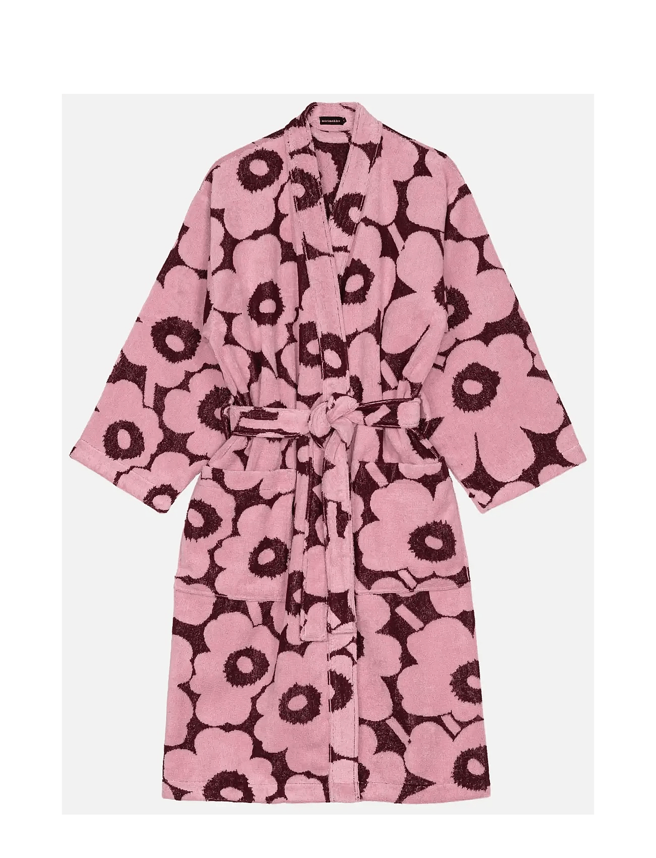 Marimekko Home Pieni Unikko Bath Robe - Pink - M