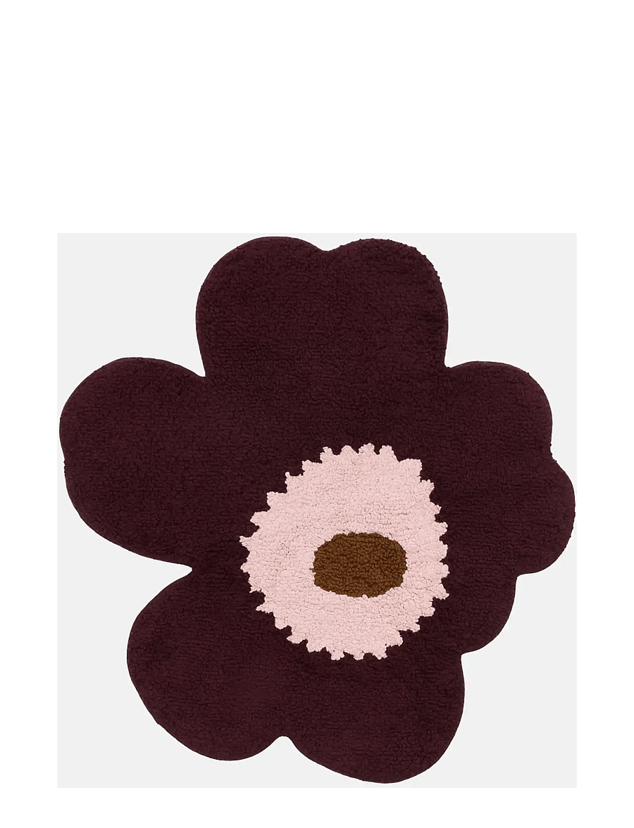 Marimekko Home - UNIKKO BATH MAT 73X74CM - kilimai - plum, pink, toffee - 0