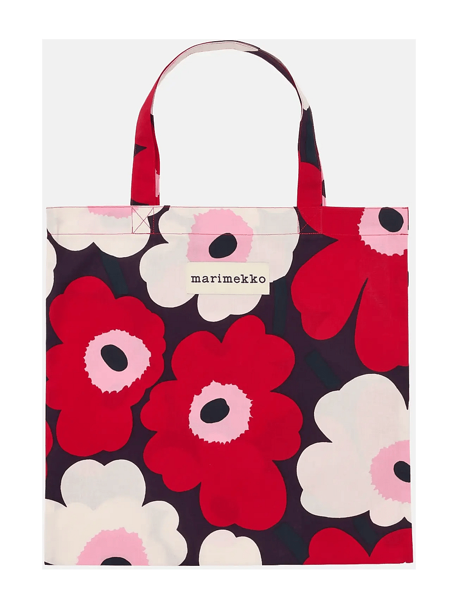 Marimekko Home - PIENI UNIKKO BAG 43X44CM - uzglabāšana - plum,cranberry,off white,rose - 0