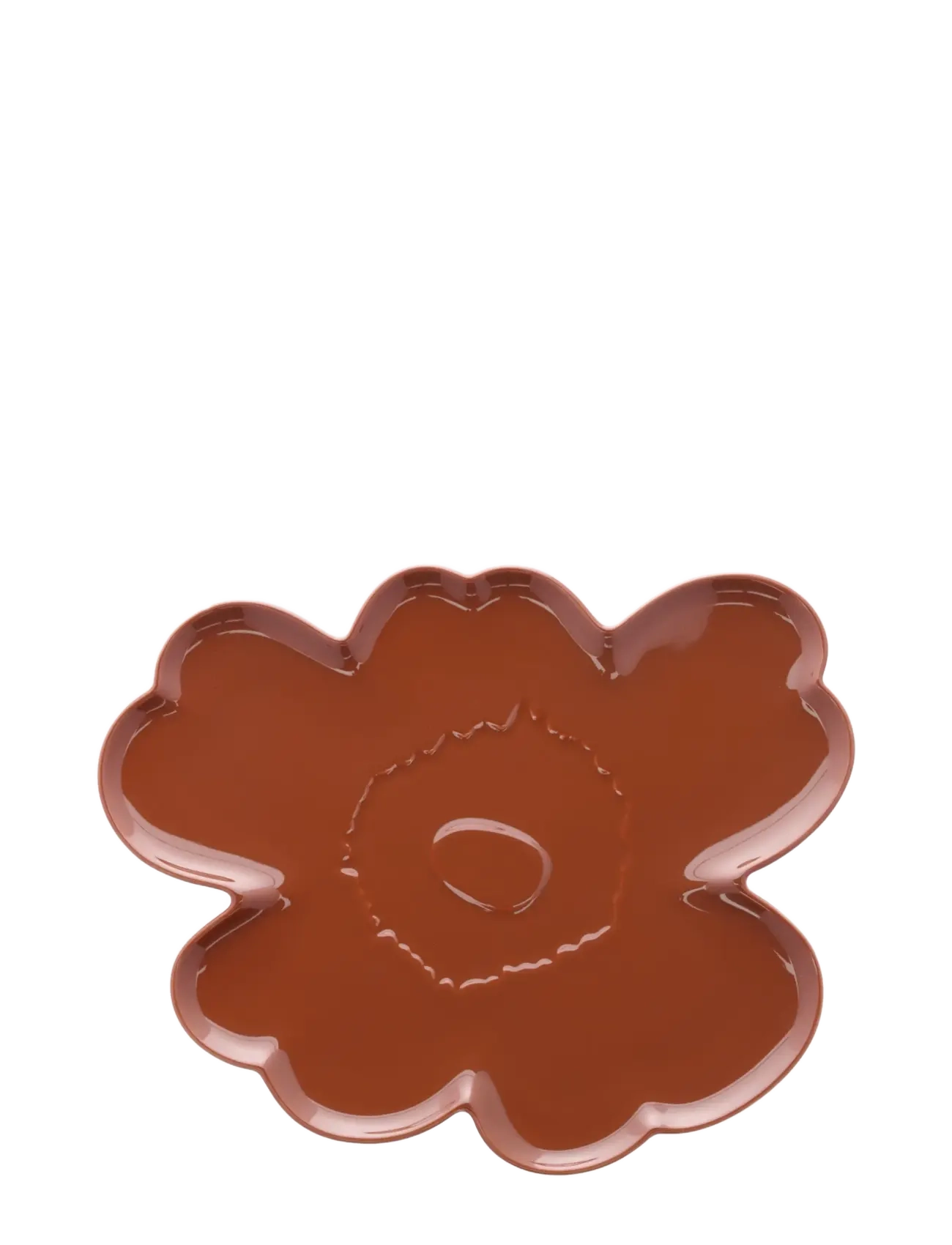 Marimekko Home UNIKKO SHAPE PLATE 32CM - Alles anzeigen - CHESTNUT / brown