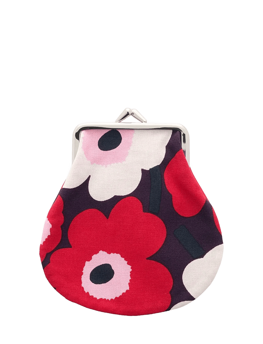 Marimekko Home - MINI UNIKKO PIENI C. PURSE - særlige begivenheder - plum,cranberry,off white,rose - 0