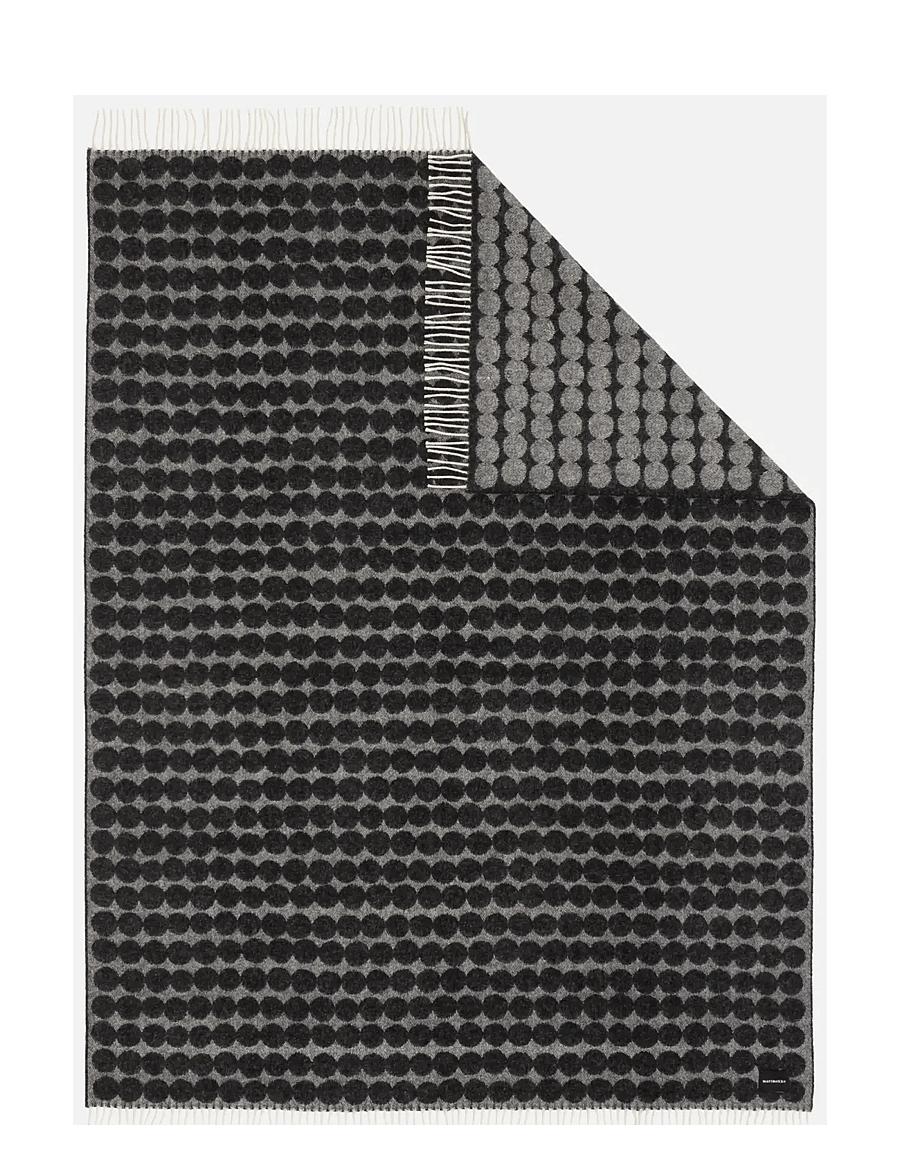 Marimekko Home - RÄSYMATTO THROW RWS 130X180 - pledi un segas - off white, charcoal - 0