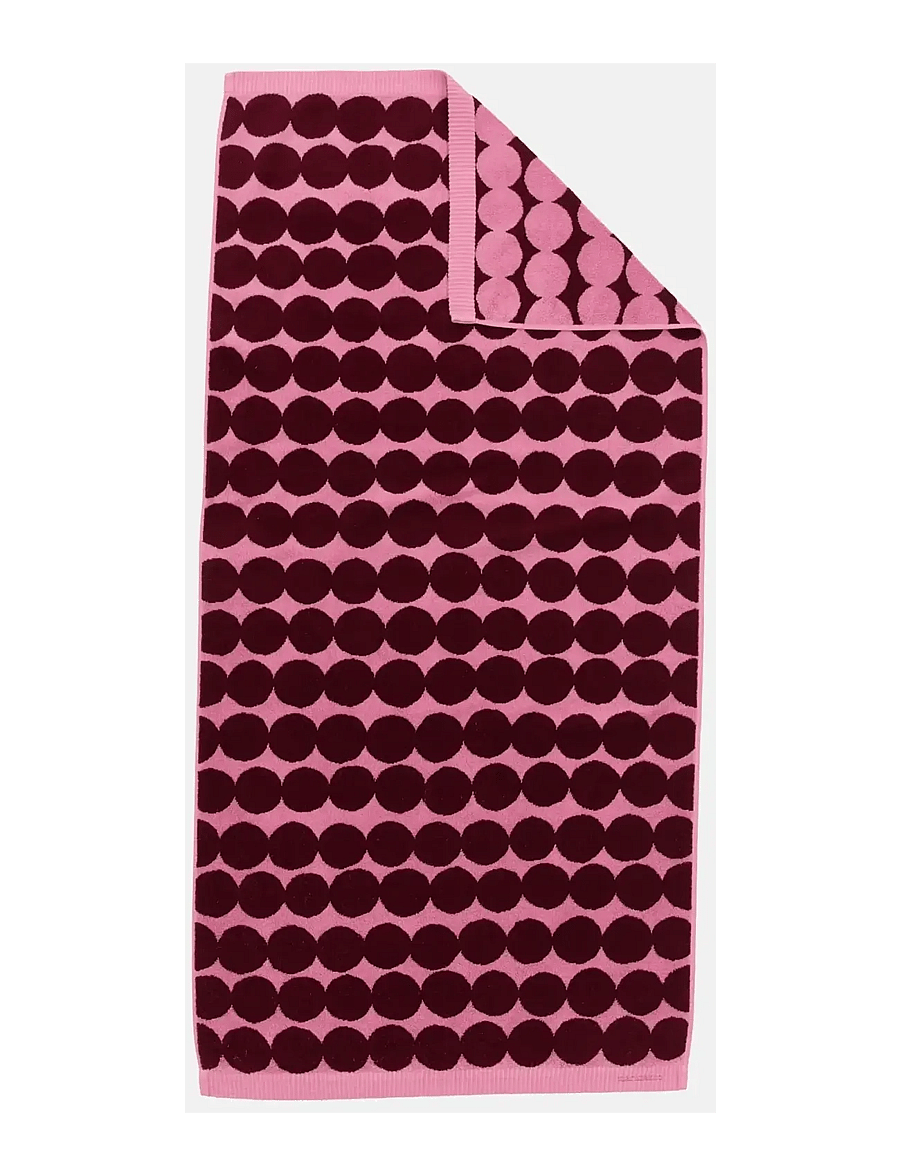 Marimekko Home - RÄSYMATTO BATH TOWEL 70X150CM - saunarätikud - wine red, wild rose - 0