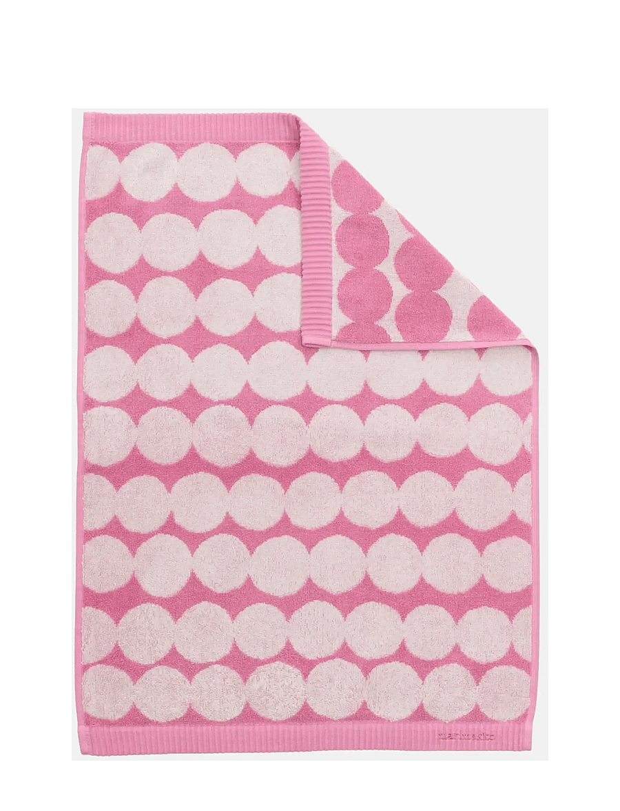 Marimekko Home - RÄSYMATTO HAND TOWEL 50X70CM - saunatekstiilid - off white, wild rose - 0