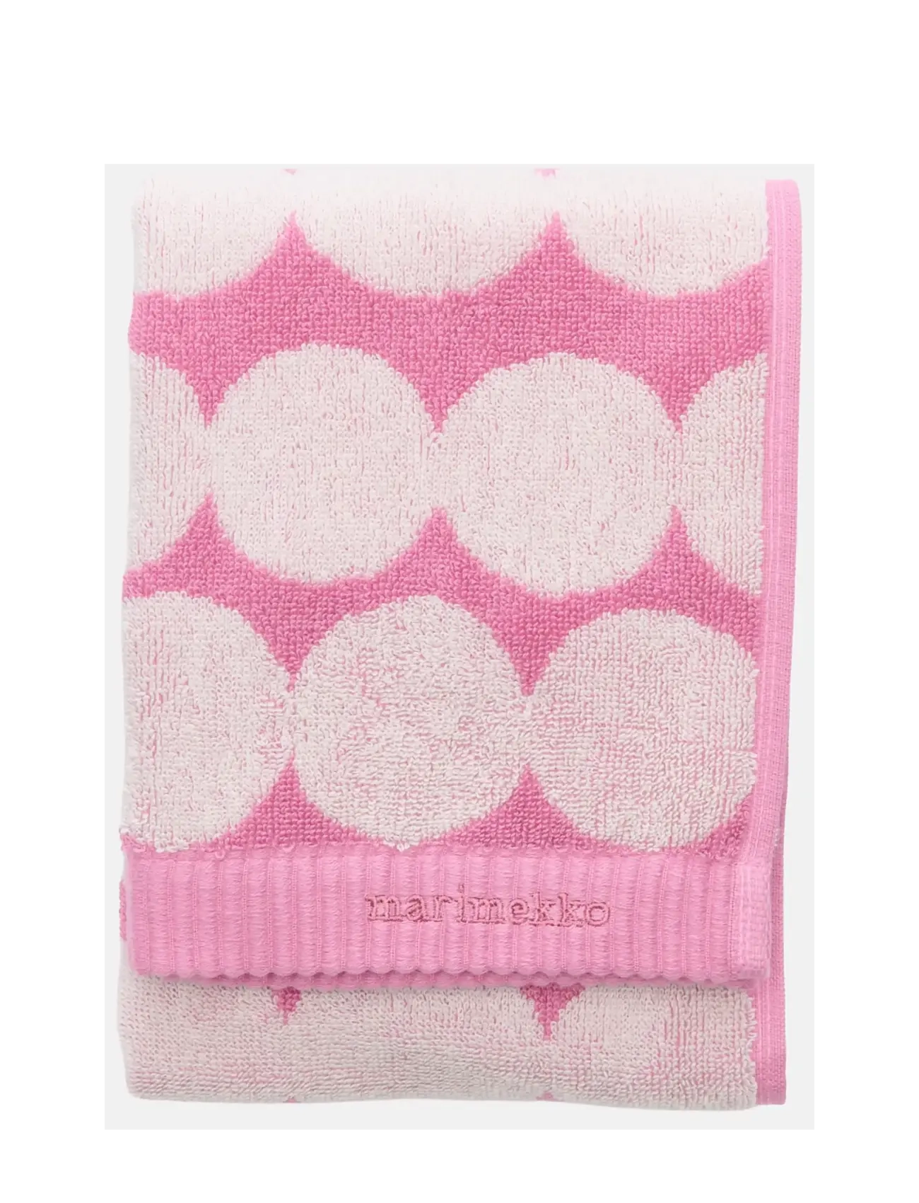 Marimekko Home - RÄSYMATTO HAND TOWEL 50X70CM - saunatextilien - off white, wild rose - 1