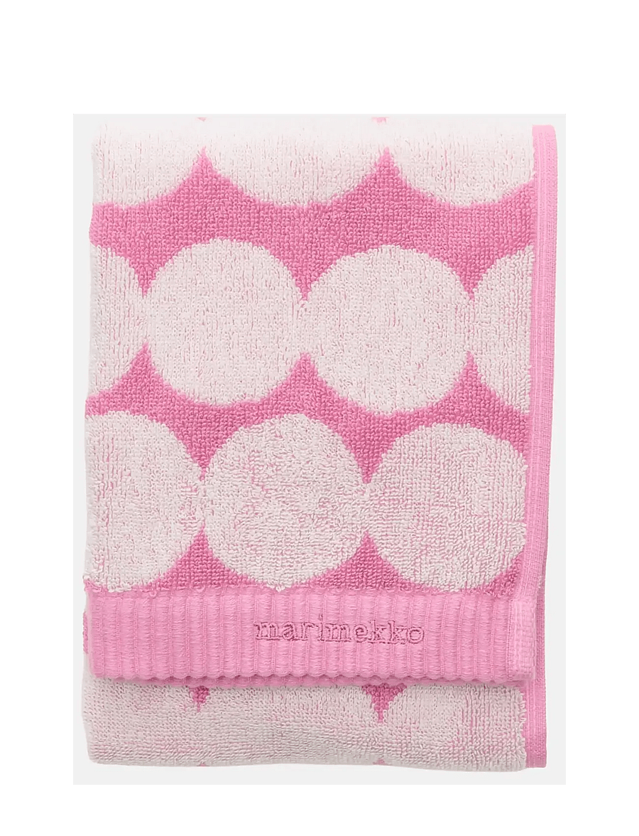 Marimekko Home - RÄSYMATTO HAND TOWEL 50X70CM - saunatekstiilid - off white, wild rose - 1