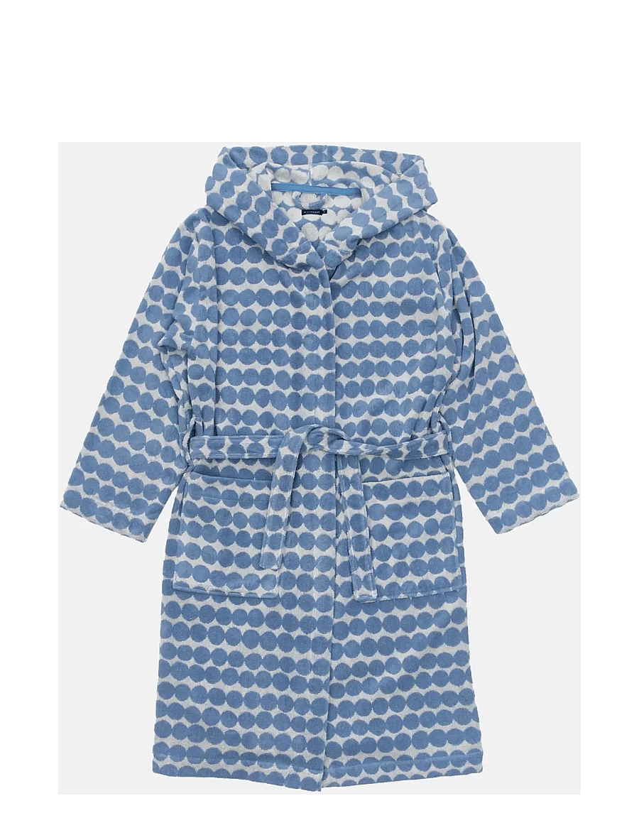 Marimekko Home - RÄSYMATTO HOODED BATH ROBE - igapäevane stiil - off white, dusty blue - 0