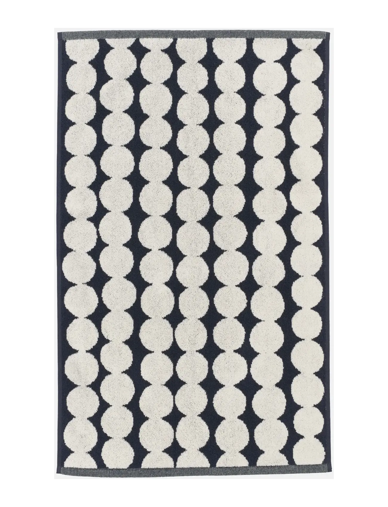 Marimekko Home RÄSYMATTO BATH MAT 50X80 - Textilien - OFF WHITE, CHARCOAL / black