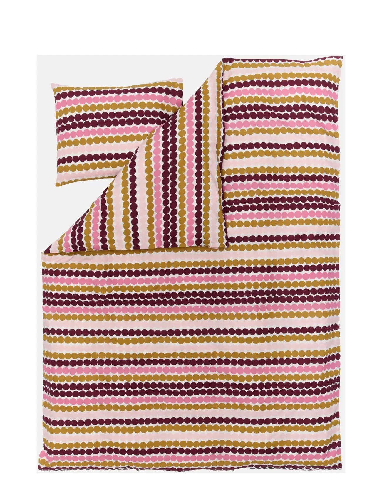 Marimekko Home RÄSYMATTO DC+PC 150X210/50X60 - Visa allt - WILD ROSE, MULTICOLOUR / multi