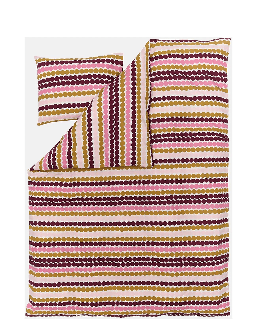 Marimekko Home - RÄSYMATTO DC+PC 150X210/50X60 - pussilakanasetit - wild rose, multicolour - 0