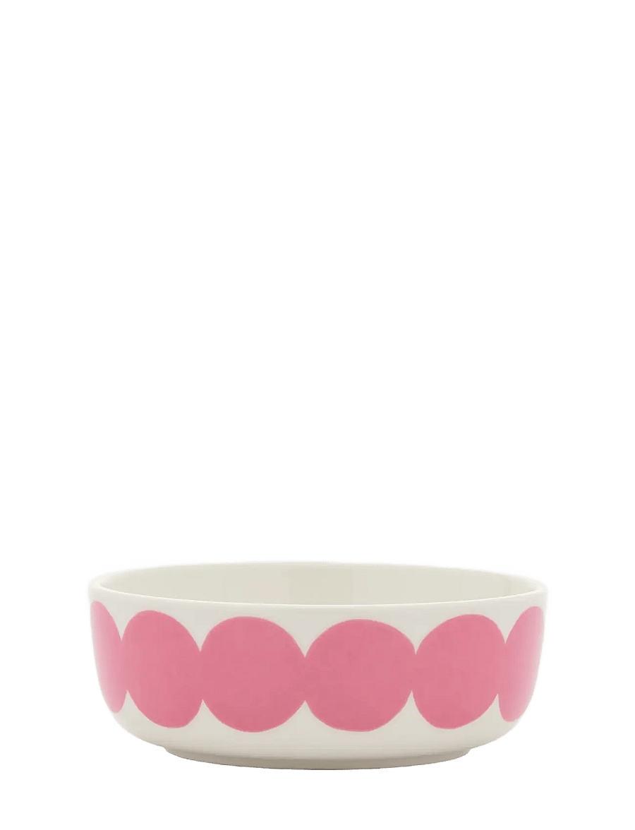 Marimekko Home - SIIRTOLAPUUTARHA BOWL 4DL - aamiaiskulhot - white, wild rose - 0