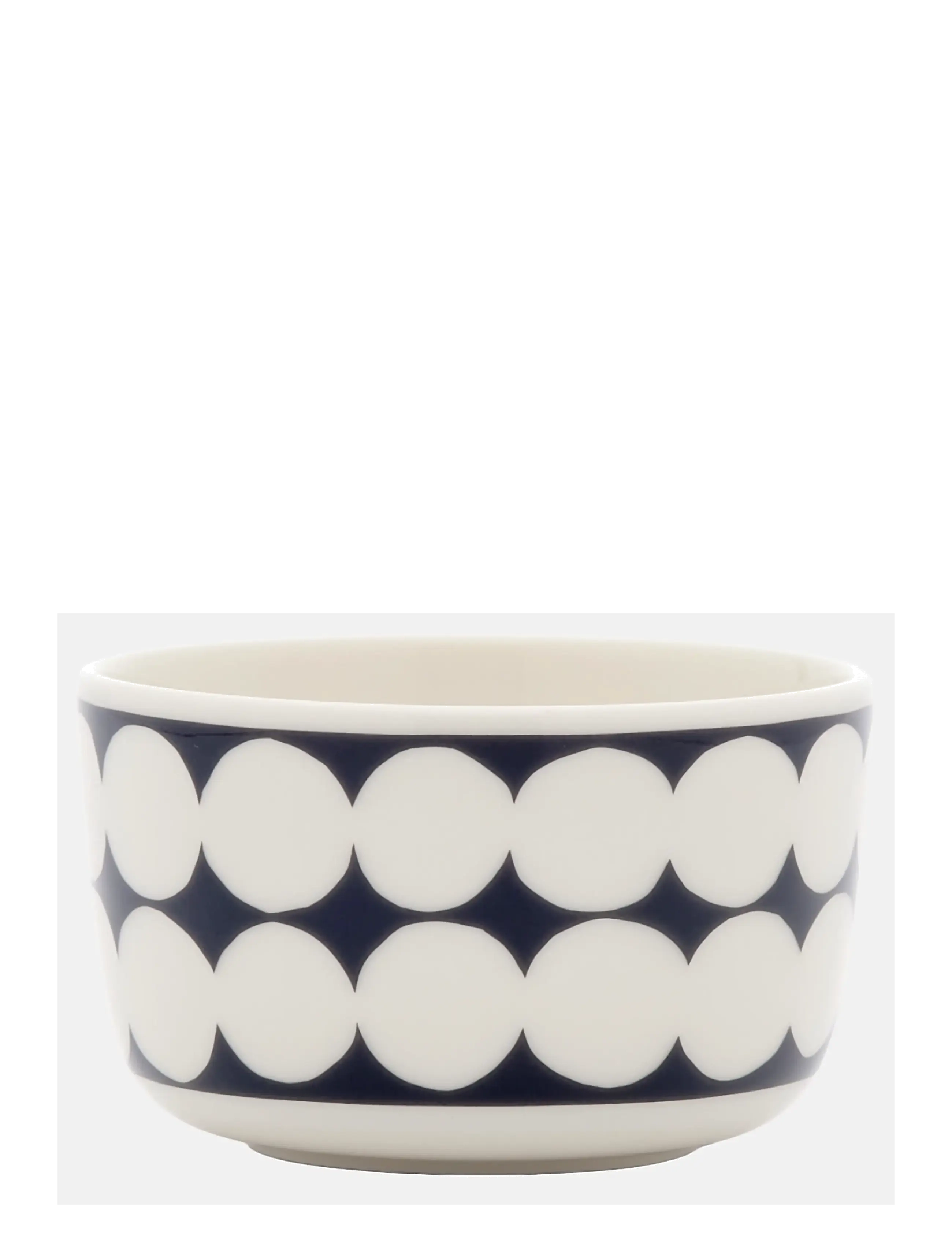 Marimekko Home SIIRTOLAPUUTARHA BOWL 2,5DL - Schüsseln - WHITE, CHARCOAL, WHITE / white