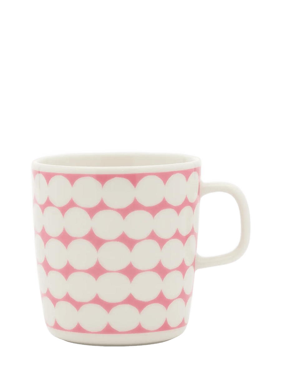 Marimekko Home - SIIRTOLAPUUTARHA MUG 4DL - arbatos puodeliai - white, wild rose, white - 0