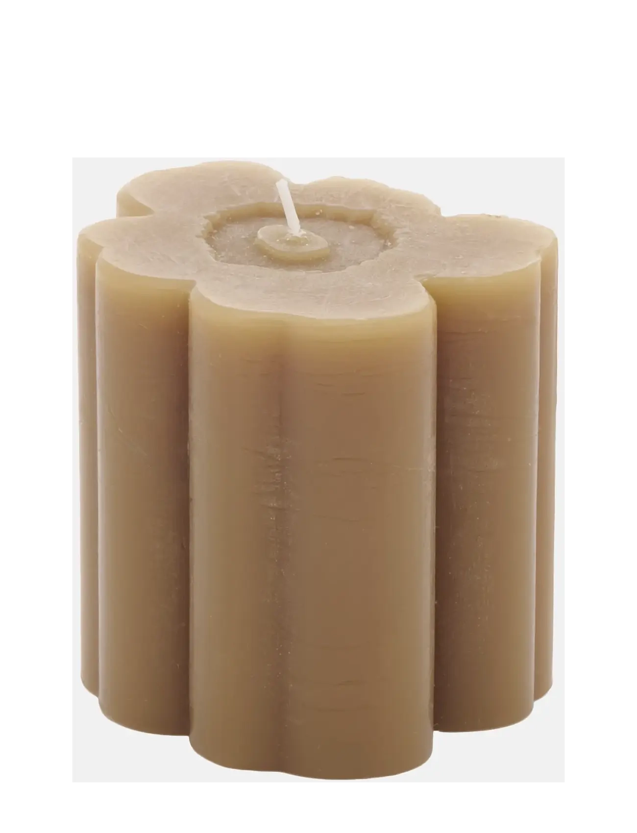 Marimekko Home UNIKKO SHAPE CANDLE 9CM - Interior - BEIGE / beige