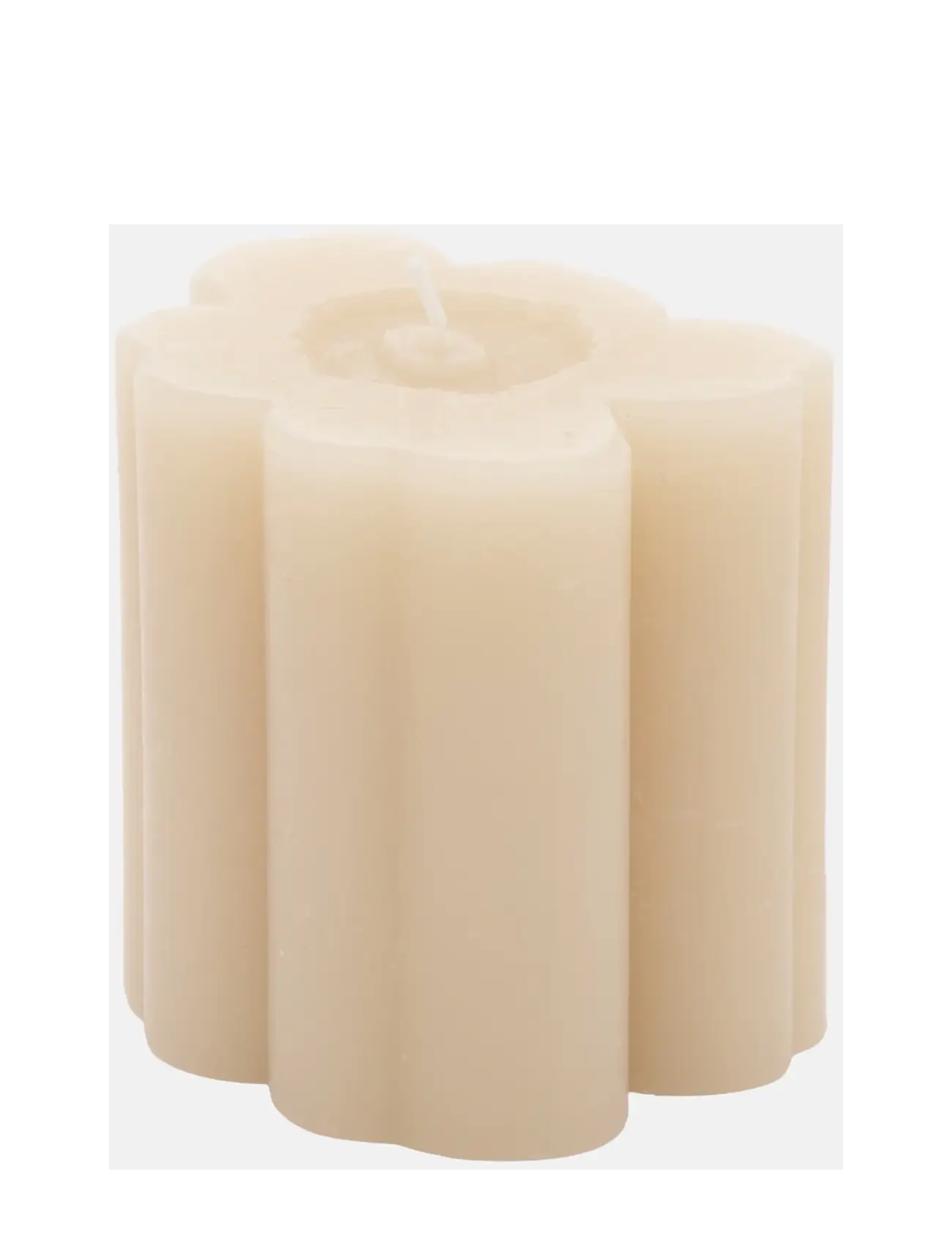 Marimekko Home UNIKKO SHAPE CANDLE 9CM - Interior - WHITE / cream