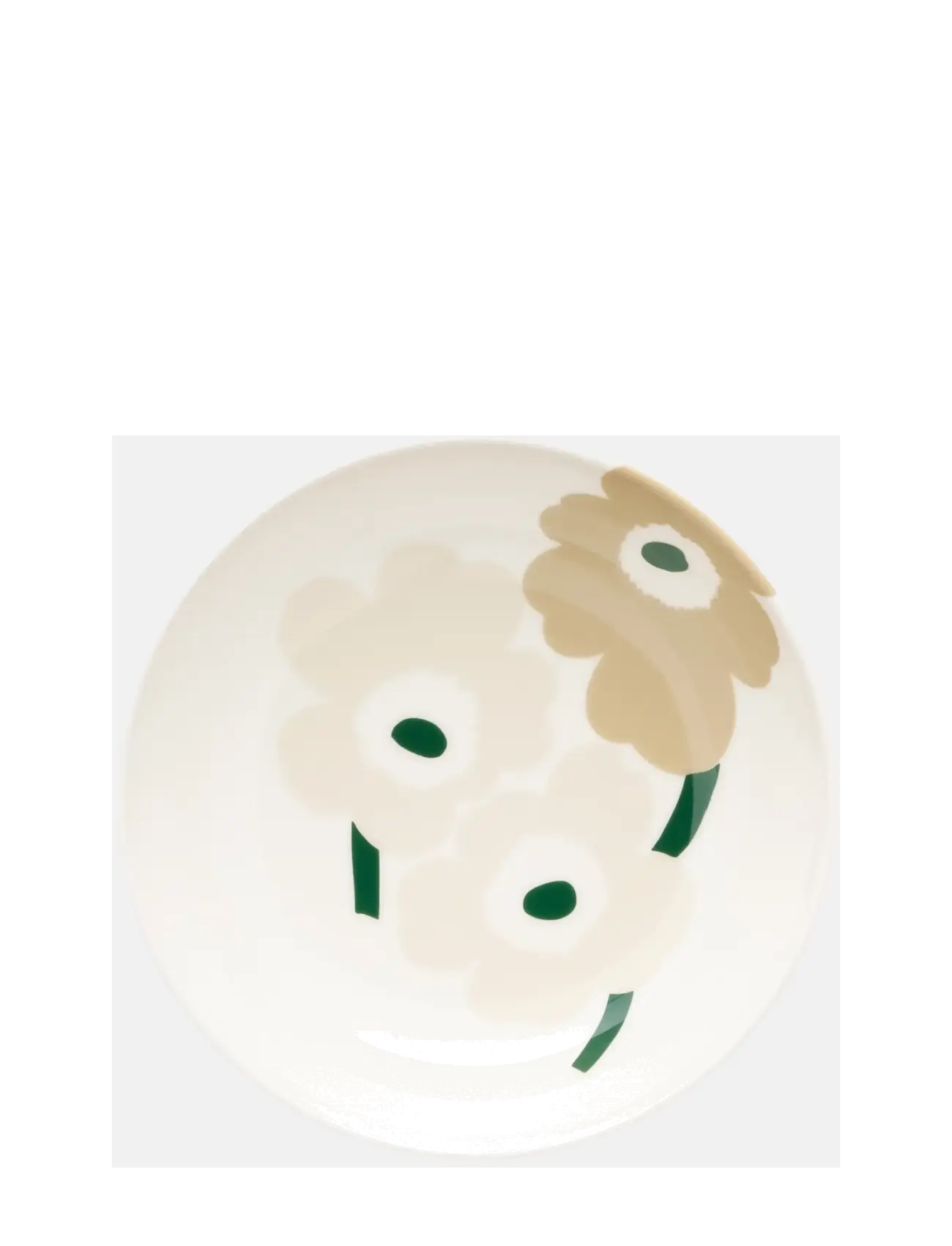 Marimekko Home - UNIKKO DISH - beige, white, lt.sand,dk.green - 1