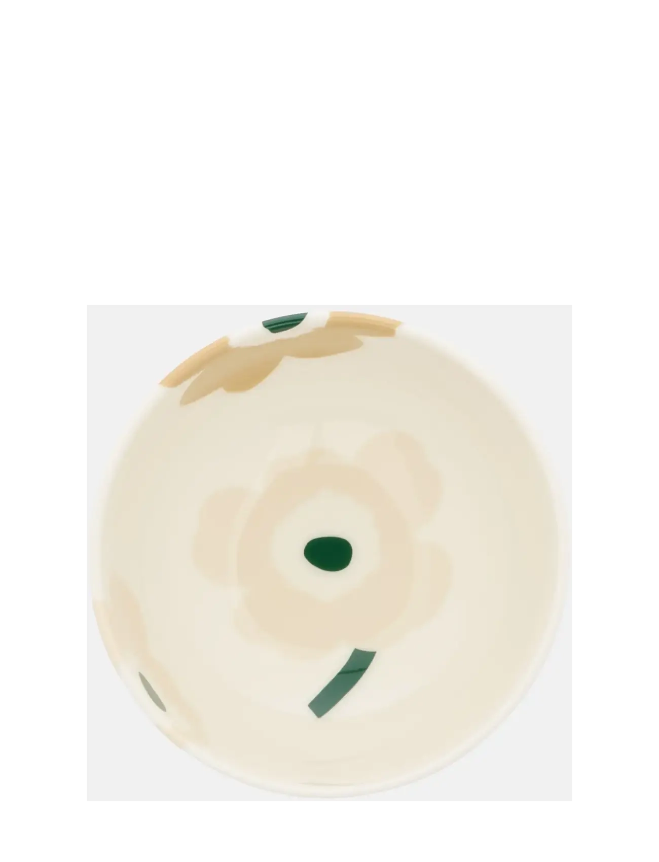 Marimekko Home - UNIKKO BOWL 3DL - hommikusöögikausid - beige, white, lt.sand,dk.green - 1